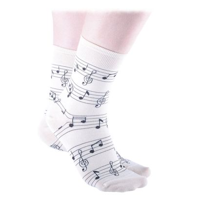 Музикални дамски чорапи с ноти
