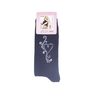 3 чифта дамски термо чорапи с елегантно сърце 