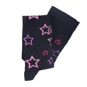 Дълги седем осми дамски памучни чорапи на звезди