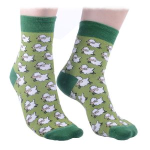 Дамски чорапи памук със забавни овце