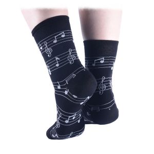 Музикални дамски чорапи с ноти