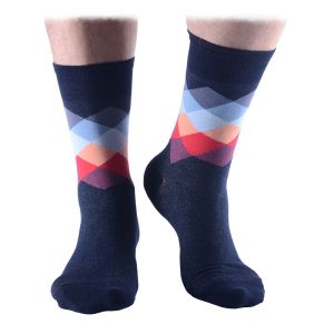 Класически мъжки чорапи в ромбоиди