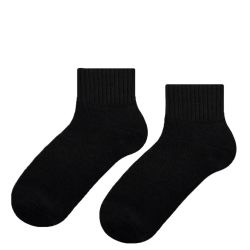  ПАМУЧНИ ЧОРАПИ КЪС КОНЧ - ЧЕРНИ