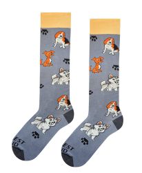 Дамски 3/4 Чорапи с Кучета - Комфорт и стил!