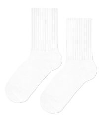 Детски Бели чорапи с висок спортен ластик – стабилно прилепване