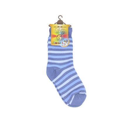 Детски термо чорапи на сини раета