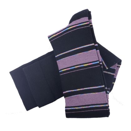 Дълги седем осми дамски памучни чорапи на раета