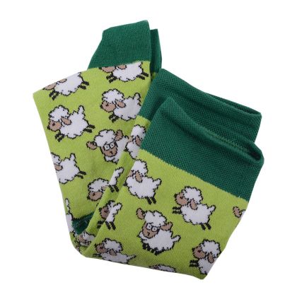 Детски три четвърти чорапки с овце
