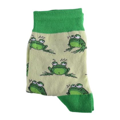 Готини детски чорапи с жабки