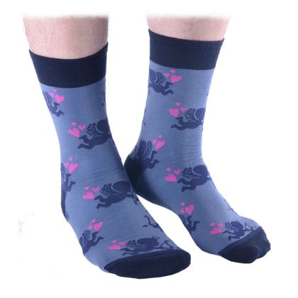 Мъжки чорапи с любовни Купидони 