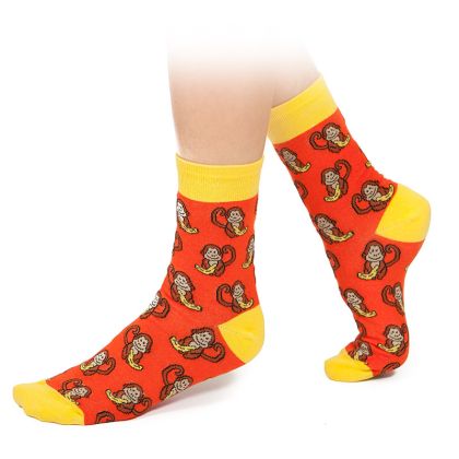 Чорапи със смешни маймунки и банани
