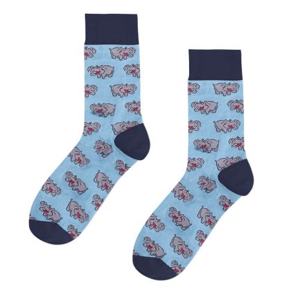 Чорапи със страховити хипопотами