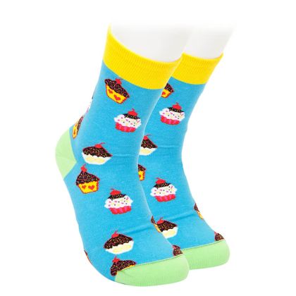 Детски чорапи с вкусни кексчета