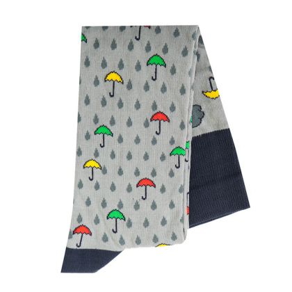 Три четвърти чорапи с дъжд и чадърчета