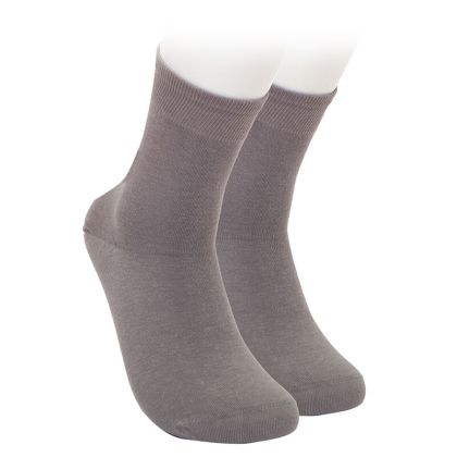 Дамски чорапи от пениран памук - ТЪМНО СИВ