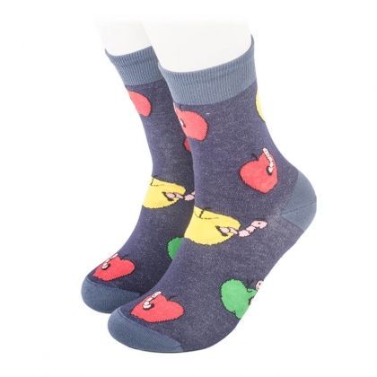 Детски чорапки с ябълки