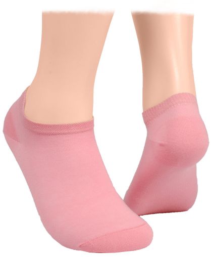 Cotton short socks – pink