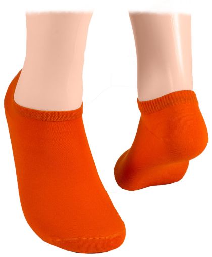 Cotton short socks – Orange