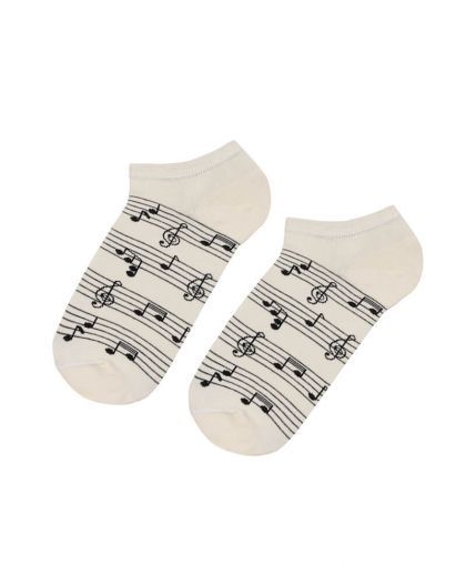  Music Notes Shorty Socks