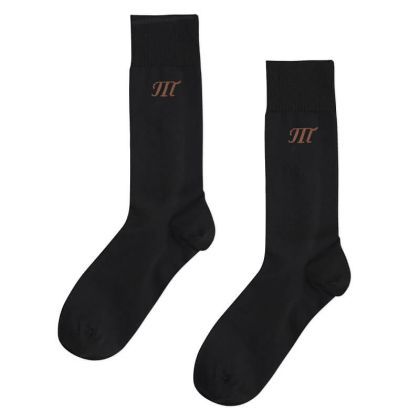 Буква Т - мъжки памучни чорапи