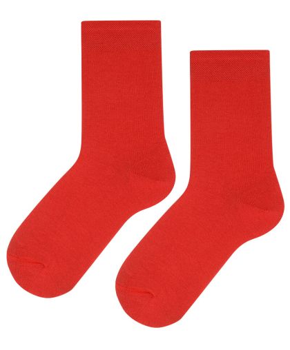 Едноцветни детски чорапи - ЧЕРВЕНИ