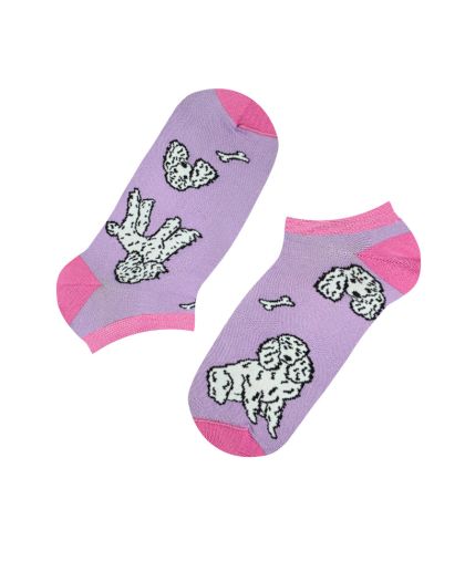 Къси чорапи с кученца