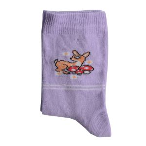 Детски лилави чорапки 