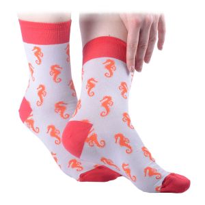 Дамски памучни чорапи с морски кончета