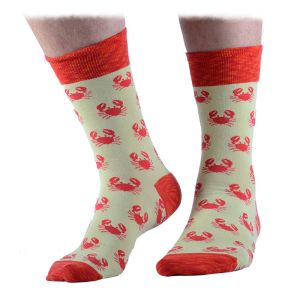 Мъжки памучни чорапи с раци