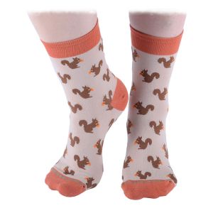 Дамски памучни чорапи с катерички