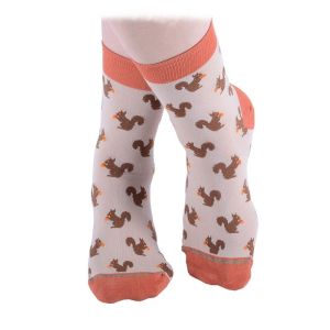 Дамски памучни чорапи с катерички