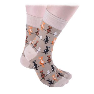 Дамски чорапи с котки на въже