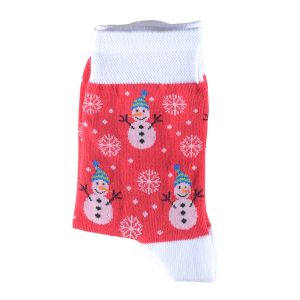 Коледни детски чорапи в червено