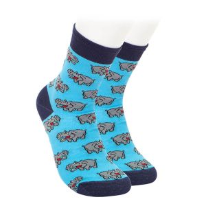 Детски чорапи със страховити хипопотами