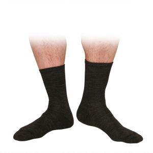 2 чифта мъжки чорапи от фина мериносова вълна КАФЯВИ