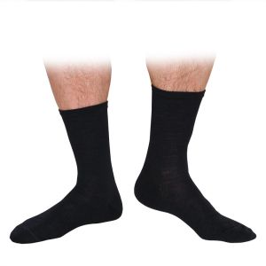 2 чифта мъжки чорапи от фина мериносова вълна ТЪМНО СИНИ