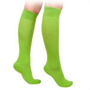 Ladies' 3/4 cotton socks - green