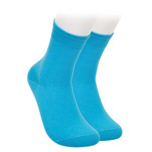Дамски чорапи от пениран памук - СИН