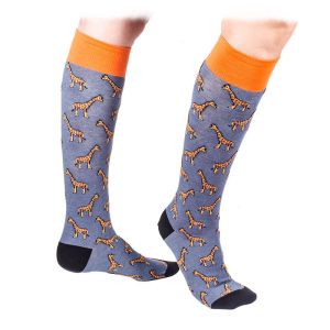 3/4 дамски чорапи с жирафи