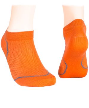 Summer Mesh Ankle Socks - orange