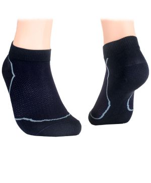 Kοντές κάλτσες με πλέγμα – σκούρο μπλε