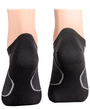Kοντές κάλτσες με πλέγμα – γραφίτη