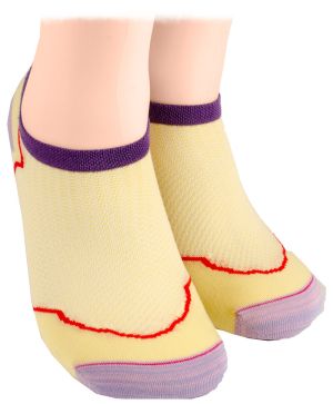 Kοντές κάλτσες με πλέγμα