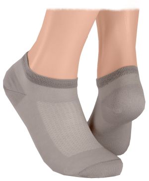 Extra fine and thin cotton slippers - light gray