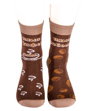 Κάλτσες με καφέ