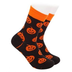 Детски чорапи за Хелоуин с тикви
