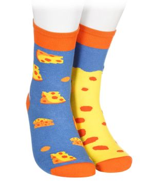 Mouse and cheese socks