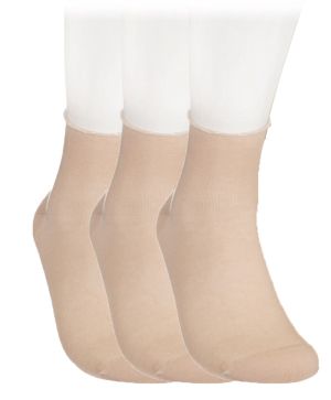ΣΕΤ 3 ΠΑΙΔΙΑ Κάλτσες χωρίς πίεση - βαμβάκι