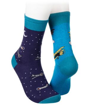 Socks with airplanes