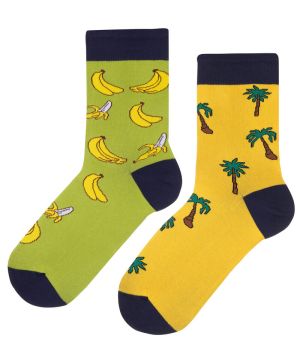 Șosete cu banane și palmieri 